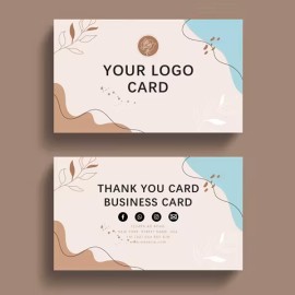 Custom Printing Double Sided Business Card 300g High Quality Paper Customized Name Cards Logo Printed Thank You Card scannable card, scannable id