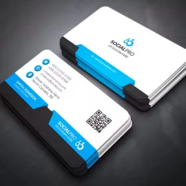 Custom Printing Double Sided Business Card 300g High Quality Paper Customized Name Cards Logo Printed Thank You Card scannable card, scannable id
