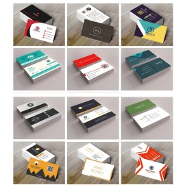 Custom Printing Double Sided Business Card 300g High Quality Paper Customized Name Cards Logo Printed Thank You Card scannable card, scannable id