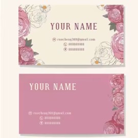 Custom Printing Double Sided Business Card 300g High Quality Paper Customized Name Cards Logo Printed Thank You Card scannable card, scannable id
