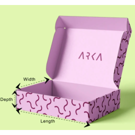 Gift Cosmetics Packaging Boxes, Wholesale Mailing Beauty Bundles Packaging Pink Color Box