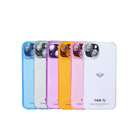 Customize TPU PC Phone Case Cover 1.5mm Cellphone Case Shell for iphone 14 13 12 11